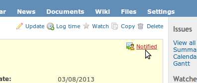 redmine_notified screenshot